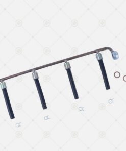 MEP803A FUEL PIPE, Onan 186-6160, 4 Cylinder