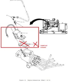 MEP806B Injection Pump Actuator ADC100-24, ADC101-24, NSN 2910-01-470-1941, 96-23538